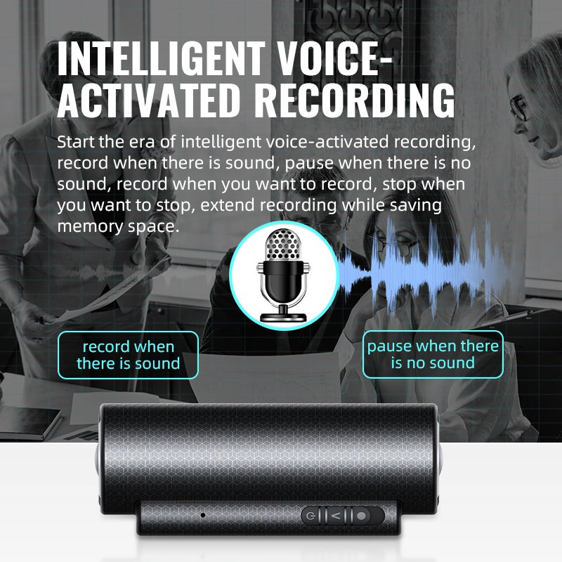 Q76 8GB Strong Magnetic HD Intelligent Noise Reduction Voice Recorder Timestamp for Lectures Meetings Interviews