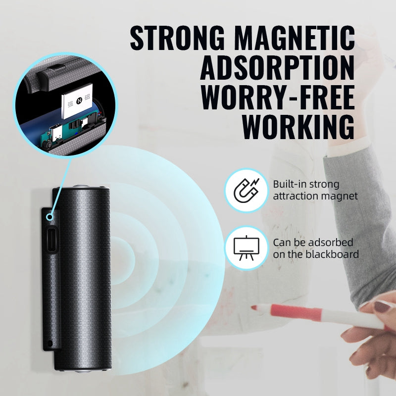 Q76 16GB Strong Magnetic 3200mAh Voice Recorder PMC Voice Decoding Timestamp for Lectures Meetings Interviews