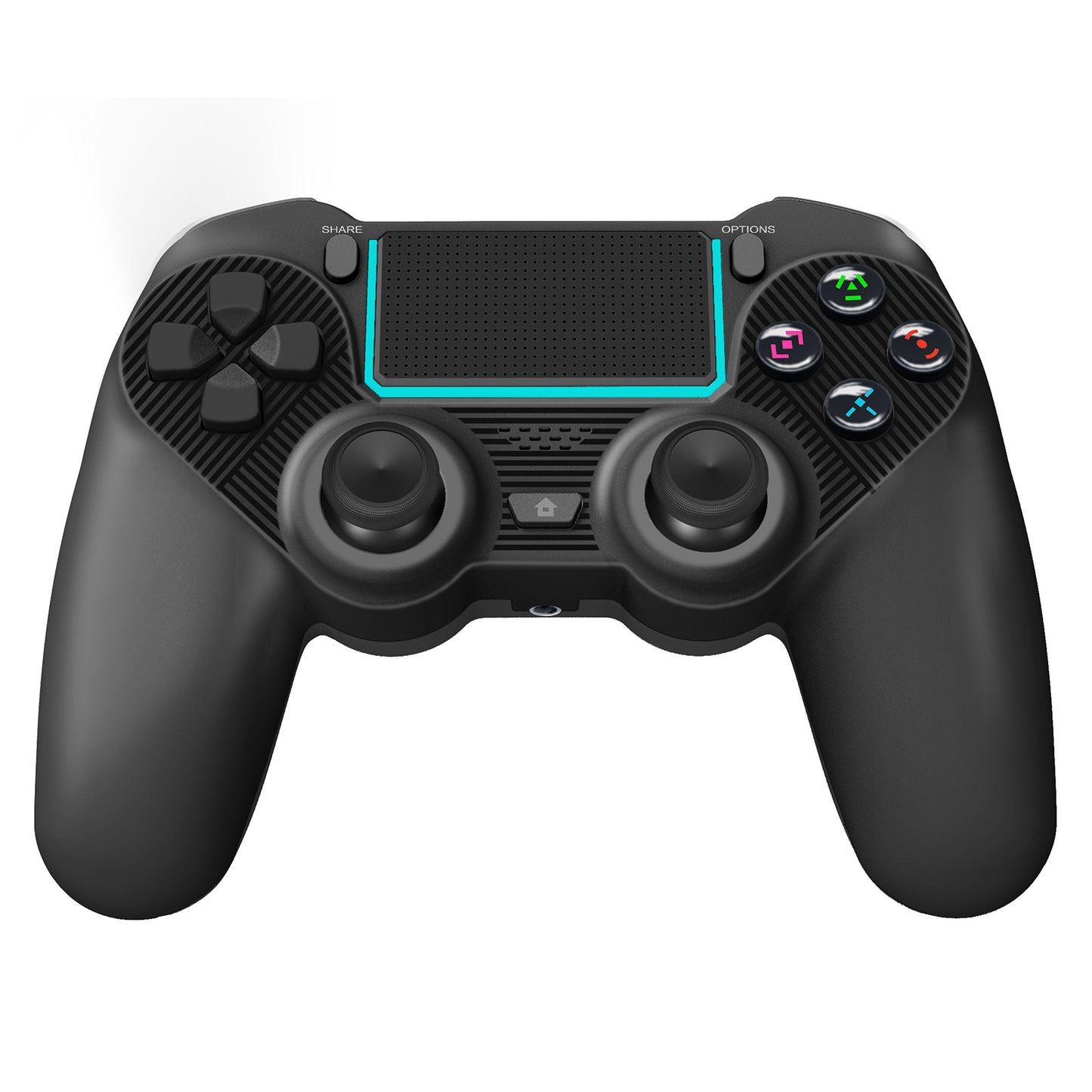 8957 Bluetooth Wireless Controller for PS4 Game Consoles Joystick Gamepad with LED Light/3.5mm Audio Port Support Dual Motor Dual Vibration