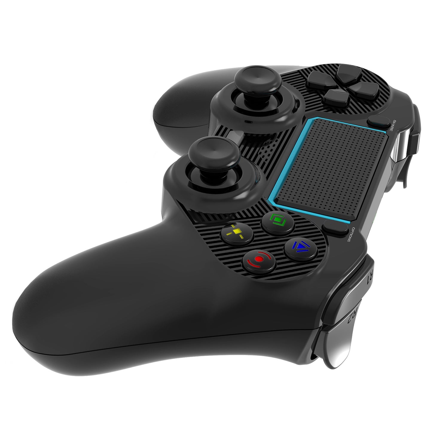 8957 Bluetooth Wireless Controller for PS4 Game Consoles Joystick Gamepad with LED Light/3.5mm Audio Port Support Dual Motor Dual Vibration