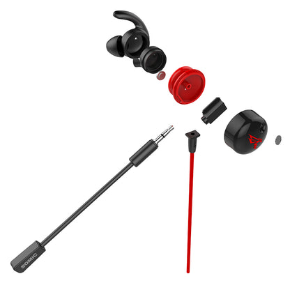 SOMIC G618I In-ear Gaming 3.5mm Wired Earphones with Pluggable Mic for Phone PC Bass Headset