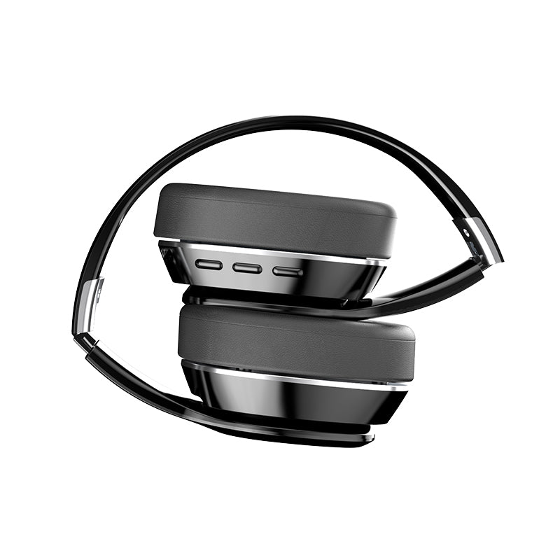 Noise Canceling Headphones Bluetooth 5.0 Foldable Headset Over Ear Stereo Wireless Earphones for PC Cell Phones