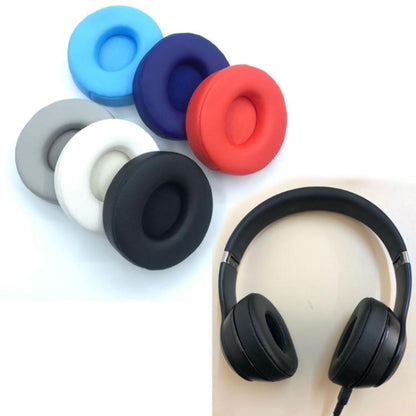 Leather Cushion Cover Foam Ear Pads for Beats Solo Pro Headphones, 1 Pair