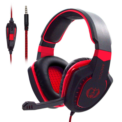 SADES AH-28 Wired Gaming Headphone Headset with Microphone Gamer PC Over Ear Earphone for Laptop