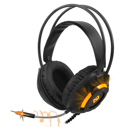 AJAZZ AX120 Gaming Headset Over Ear Headphone 3.5mm + USB Plug with Noise-Reduction Mic