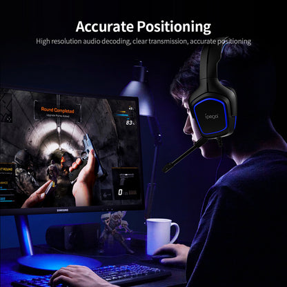 IPEGA PG-R006 Professional 3.5mm Wired Stereo Headset Music Gaming Headphone with Microphone for PS4 PC Phone