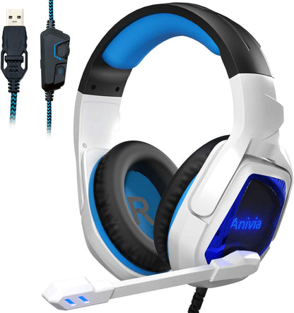 ANIVIA MH901 Head-mounted USB Wired Stereo 7.1 Surround Sound E-sports Headphone Computer Gaming Headset