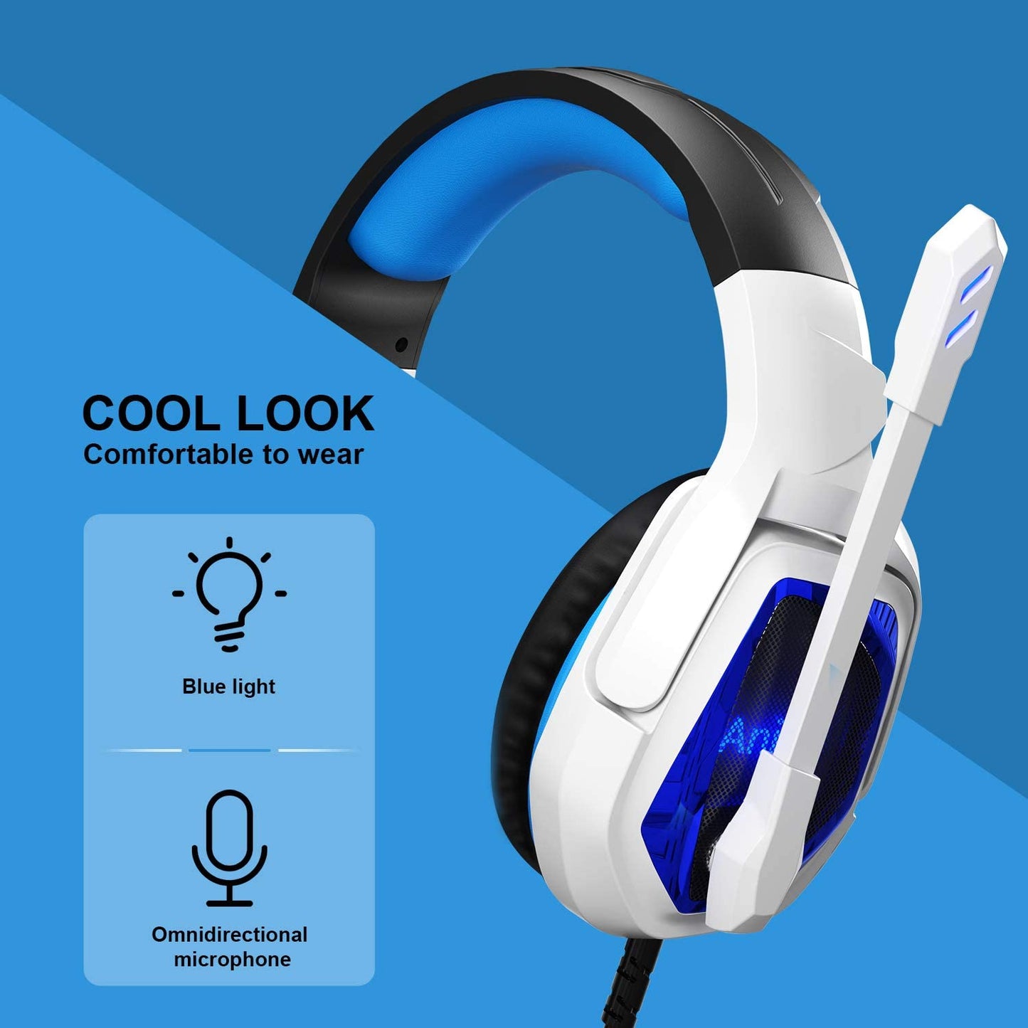 ANIVIA MH901 Head-mounted USB Wired Stereo 7.1 Surround Sound E-sports Headphone Computer Gaming Headset