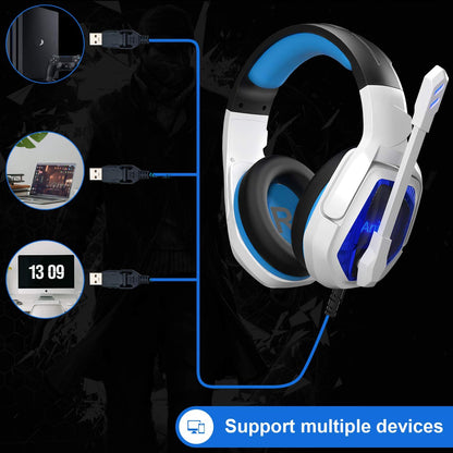 ANIVIA MH901 Head-mounted USB Wired Stereo 7.1 Surround Sound E-sports Headphone Computer Gaming Headset