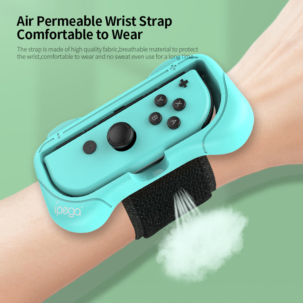 IPEGA PG-SW055 Breathable Wristband Adjustable Anti-slip Wrist Straps for Nintendo Switch Joy-Con Dance Games