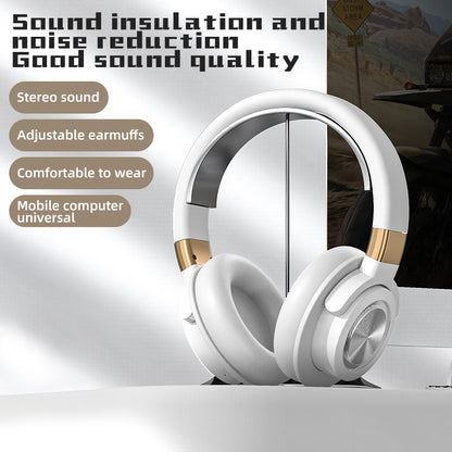 A51 Gaming Headset Bluetooth Audio Wireless Headphone with Microphone for PC Laptops HiFi Earphone Support USB Charging