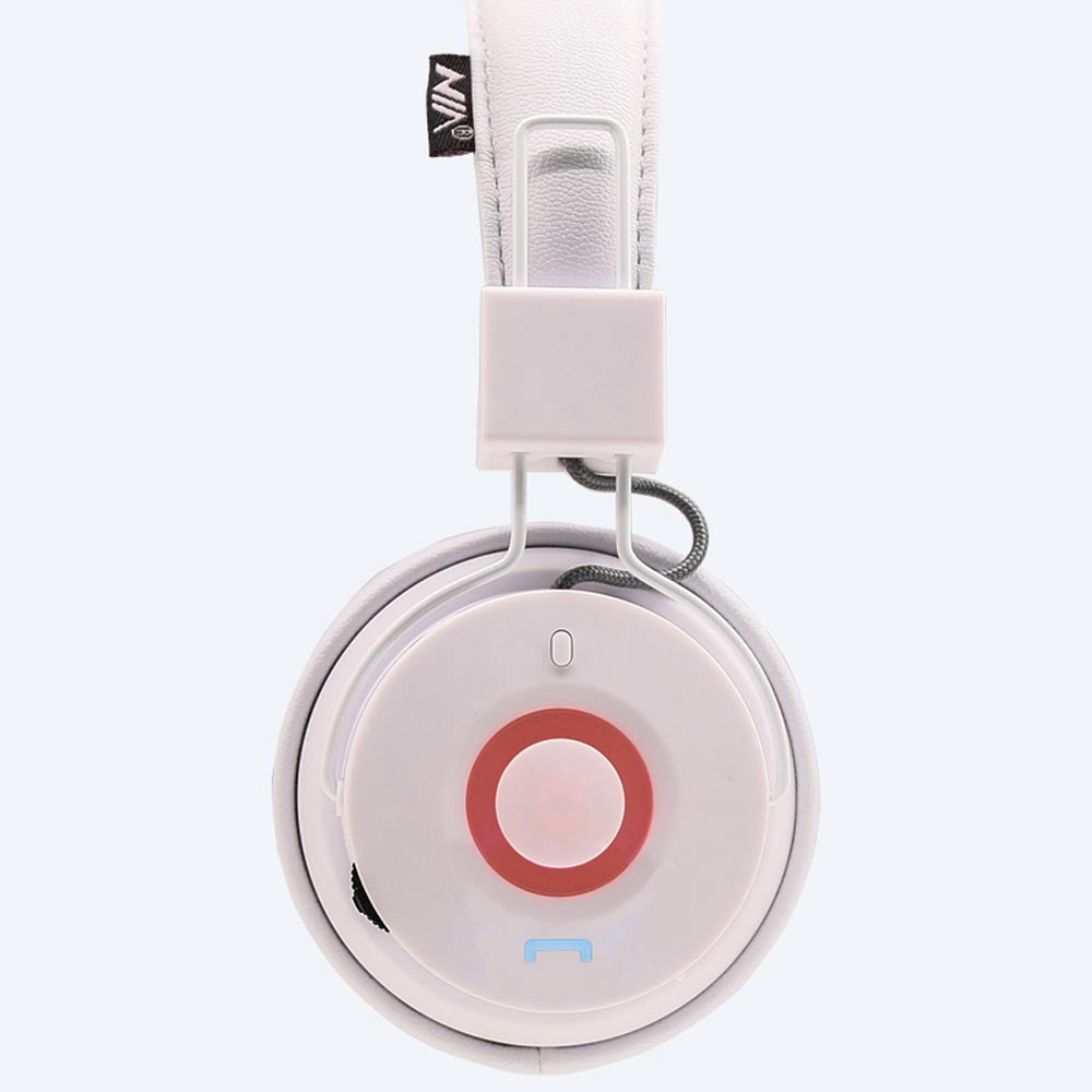 NIA X10 Foldable Over Ear Music Headset Wireless Bluetooth Headphones Colorful Stereo Music Supporting TF Card Earphone MP3 Player FM Radio with Mic