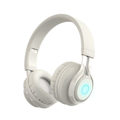 BT06C Folding Wireless Headset Bluetooth Headphone with LED Light Hi-Fi Stereo Sound Earphone for Listing Music/Watching Movies