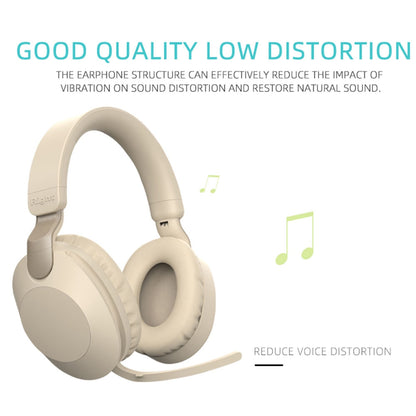 Solid Color Wireless Headset Bluetooth Stereo Headphones Folding Earphones with Microphone Support Wired Mode