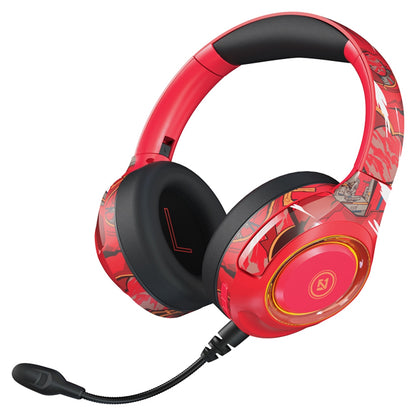 EL-A2 Folding Gaming Headset Graffiti Cool Headphone with Microphone Head-Mounted Bluetooth Earphone