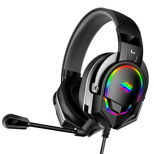 IMYB A88 Wired Over-Ear E-sports Headphone Heavy Bass RGB LED Light Gaming Headset