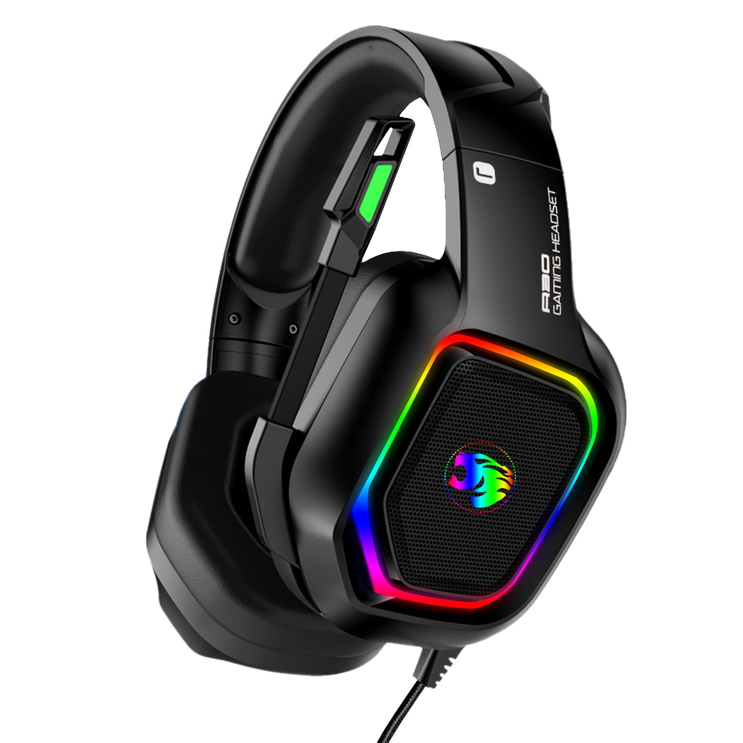 IMYB A30 Stereo Bass Gaming Headset RGB Wired Headphones for PS4 XBox PC Laptop Computer