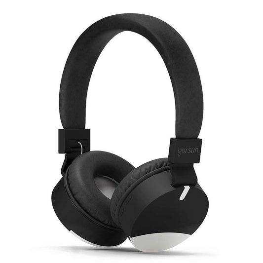 GORSUN GS-E86 Children Over-ear Bluetooth Headset Foldable Headphone with Audio Cable