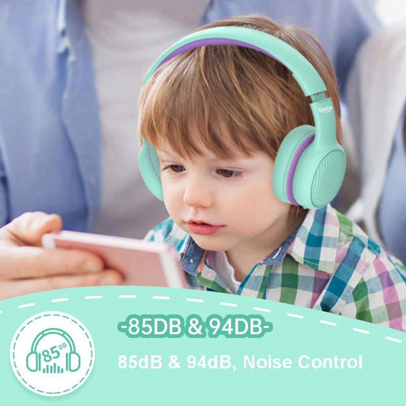 GORSUN E66 85 / 94dB Volume Limit Over-ear Bluetooth Headset Children Foldable Headphone