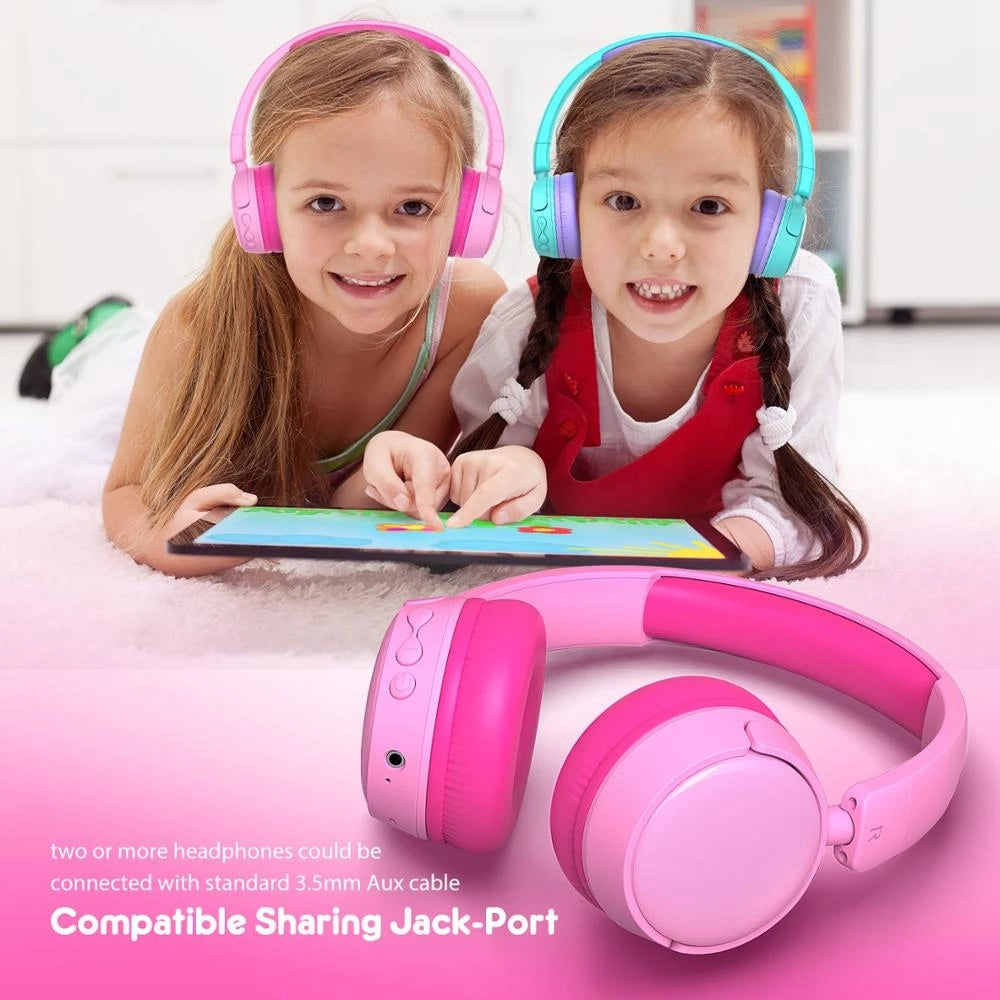 GORSUN GS-E62 Ear-Cover Children Bluetooth Headset Folding Headphones Wireless Earphones for Mobile Phone Tablet PC