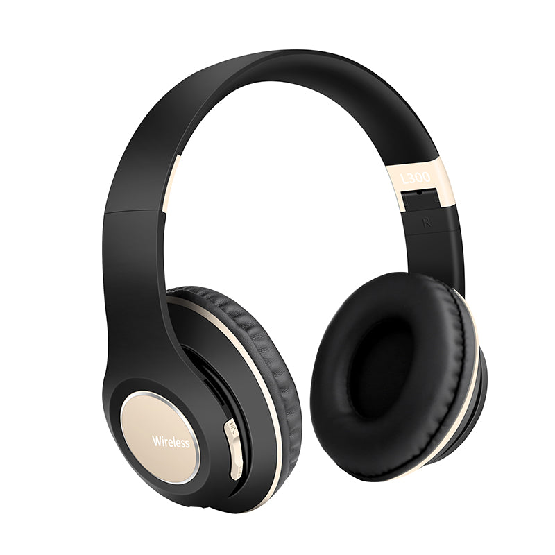 L300 Over-ear Wireless Headset Foldable Bluetooth 5.0 HiFi Stereo Sound Noise Cancelling Headphone