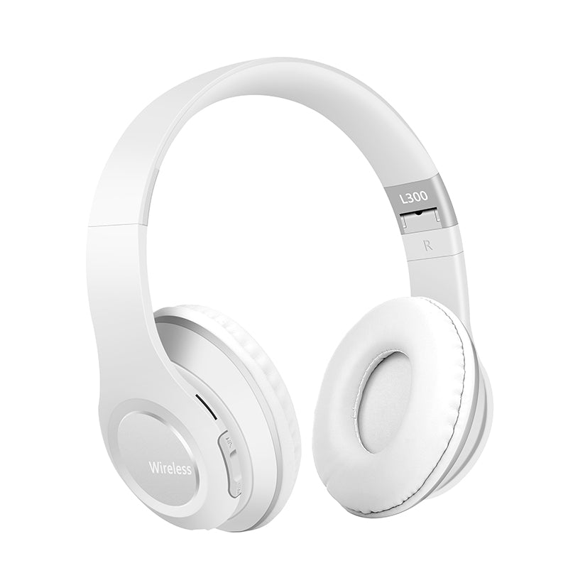 L300 Over-ear Wireless Headset Foldable Bluetooth 5.0 HiFi Stereo Sound Noise Cancelling Headphone