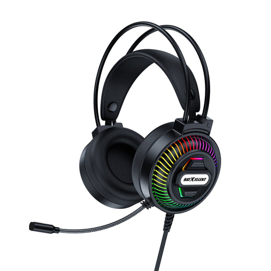 BATXELLENT H46 RGB Lighting Wired Headphone Gaming Headset with Microphone