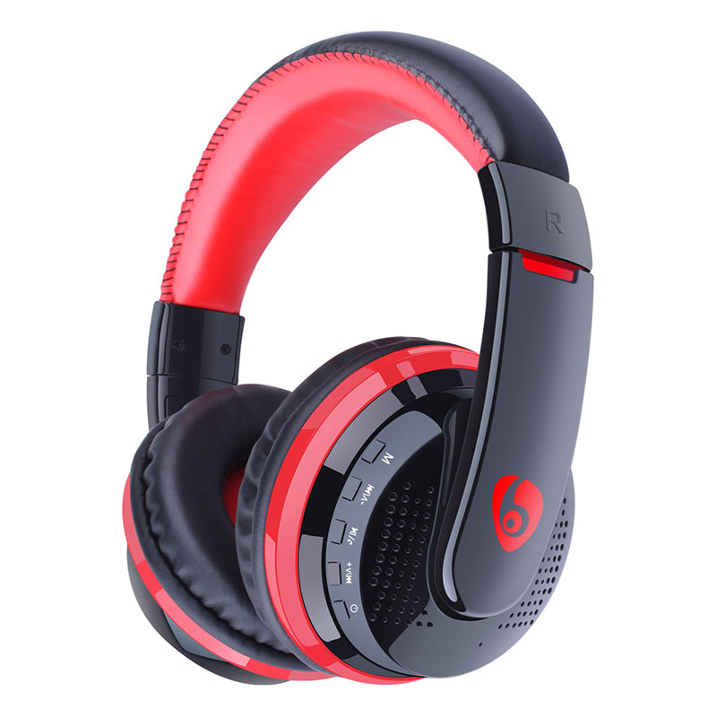 OVLENG MX-666 Wireless Bluetooth Headset Deep Bass HiFi Stereo Music Headphone Support TF Card