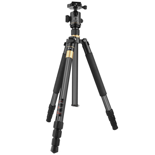 Q222C 4-Section Carbon Fiber Camera Tripod Monopod