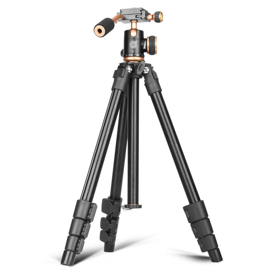 Q160S Aluminum Alloy 4-Section Tripod Kit, Maximum Height: 126cm