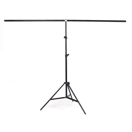 2x2m T-Shape Portable Background Backdrop Support Stand with 5 Clamps