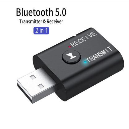 Bluetooth 5.0 USB Transmitter and Receiver 2 in 1 Adapter