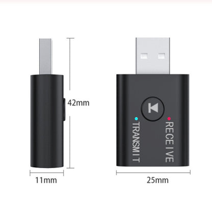 Bluetooth 5.0 USB Transmitter and Receiver 2 in 1 Adapter