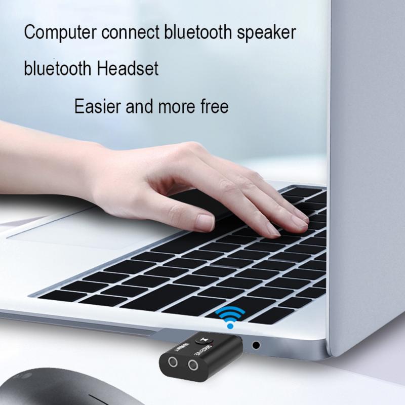 Bluetooth 5.0 USB Transmitter and Receiver 2 in 1 Adapter