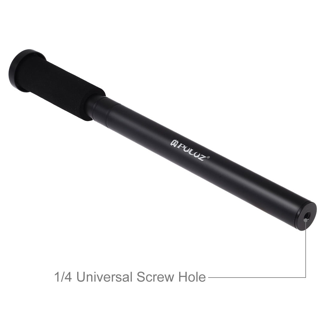 PULUZ 1/4" Screw Aluminum Alloy Handheld Adjustable Tripod Mount Monopod Extension Central Shaft Rod