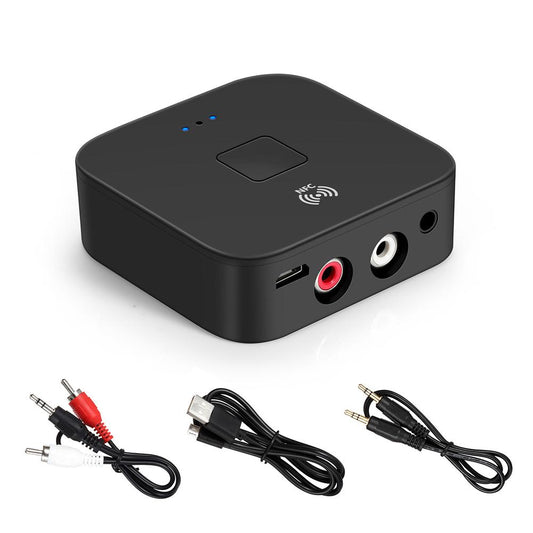 WB11 NFC Wireless Audio Receiver 3.5mm AUX 2RCA HIFI Stereo Audio Bluetooth 5.0 Adapter