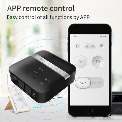 TX200 Bluetooth 5.0 Transmitter Receiver APTX 2 in 1 Wireless Audio Adapter Digital Optical TOSLINK for TV PC