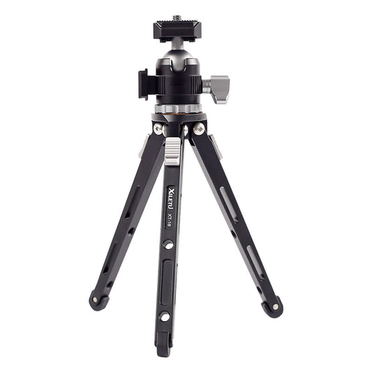 XILETU MC22+XT18 Mini Tripod with Double Cold Shoe for Phone Camera Speedlite