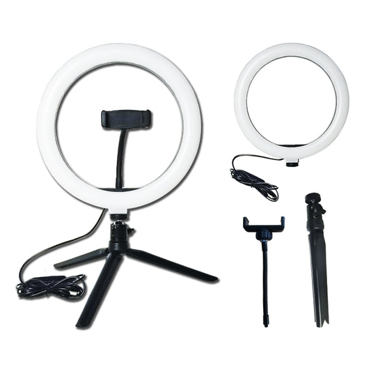 10-inch LED Ring Light Lamp Selfie Camera Phone Studio Tripod Stand