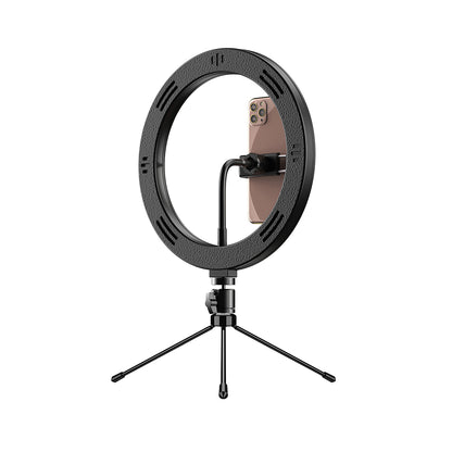 APEXEL APL-FL10JJ13Y 26cm LED Ring Light Photography Selfie Fill Light with Tripod Phone Holder