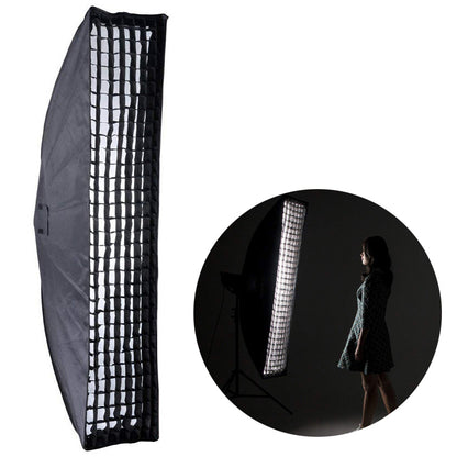 PSCS3A Rectangular Honeycomb Grid Studio Strobe Softbox Diffuser for Studio Strobe 35x160cm