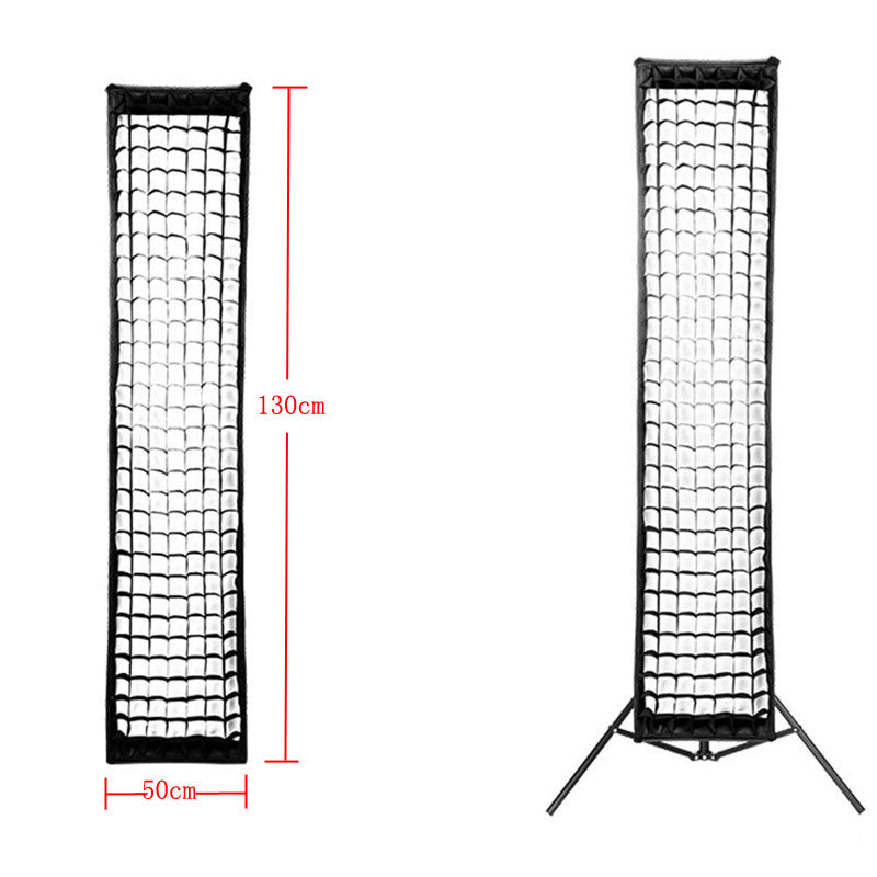 PSCS3A Rectangular Honeycomb Grid Studio Strobe Softbox Diffuser for Studio Strobe 35x160cm