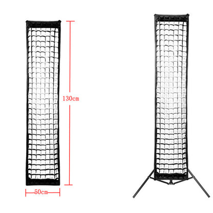 PSCS3A Rectangular Honeycomb Grid Studio Strobe Softbox Diffuser for Studio Strobe 35x160cm