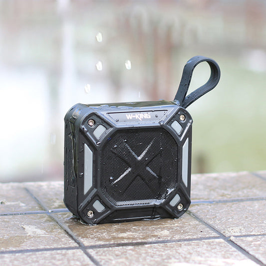 W-KING S6 Portable Bluetooth Speaker TF Card FM Radio Outdoor Waterproof Wireless Music Subwoofer