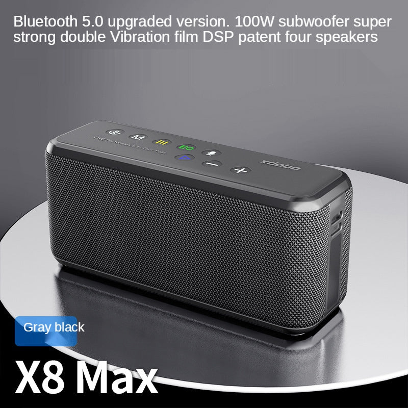 XDOBO X8 MAX 100W Super Bass IPX5 Waterproof Subwoofer TWS Bluetooth 5.0 20000mAh Stereo Speaker for Parties Home Outdoor