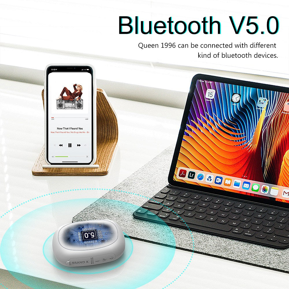 XDOBO Queen 1996 Portable Mini Wireless Bluetooth Speaker Waterproof Stereo Subwoofer with Power Bank Function