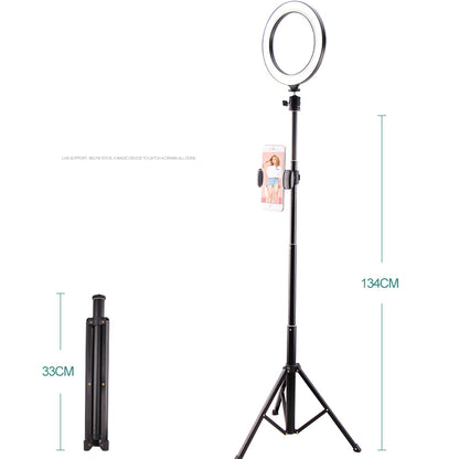 LATZZ T9 Ring Photography Fill Light with Tripod and Phone Bracket