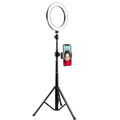 LATZZ T9 Ring Photography Fill Light with Tripod and Phone Bracket