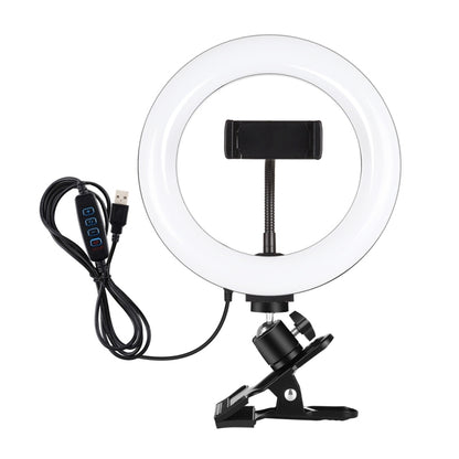 PULUZ PKT3120B Selfie Ring Light 7.9 Inches 20cm 3200K-6500K Dimmable Desk Ring Light for YouTube Video Live Stream Makeup