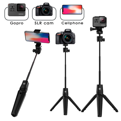 SELFIESHOW K20 Wireless Bluetooth Selfie Stick Phone Holder Shutter Remote Extendable Tripod